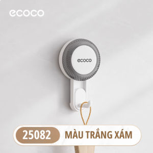 Móc treo chịu lực ECOCO hít chân không đa năng thế hệ mới Móc treo khăn áo đồ dùng nhà bếp nhà tắm tiện lợi 25082
