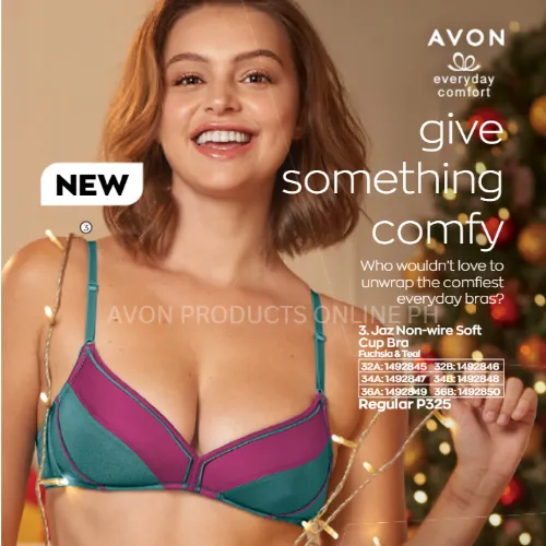 Avon Bra JAZ Non Wire Soft Cup Everyday Comfort Bra