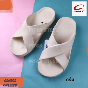 GAMBOL แกมโบล SLIDE CROSS รองเท้าแตะสวมชายหญิง รุ่น GM42228 / GW42228 Size 36-44