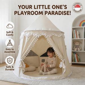Teepee Tent for Kids Folding Toy Tent Children Play House Princess Castle Children Outdoor Gifts Toys Tent Castle