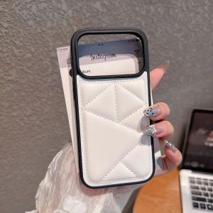 Fashion Simple Triangle Striped Bread Down Jacket Phone case for iPhone 17 Air 16 15 14 Plus 13 12 Pro Max 11 Shockproof Cover