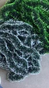 🎄SG Ready Stock 🎄2M Christmas Tinsel Garland Sparkly Xmas Tree Hanging Ribbon Wreath Home Party Decoration