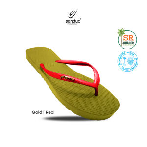 Sanduc Getah SR Perempuan Mix & Match Selipar Gold Warna Emas 6 warna