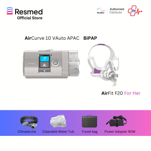 BiPAP AirCurve 10 V Auto APAC TRI 4G Full set พร้อมหน้ากาก 2 ชุด