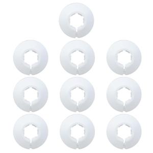 10pcs Heating Pipe Rosettes Long Service Heating Pipe Covers Dust Protections Covers Elegant Pipe Finishes for Household