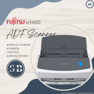 scanner fujitsu iX1400 - scanner dokumen - scanner f4 - scanner cepat 40ppm