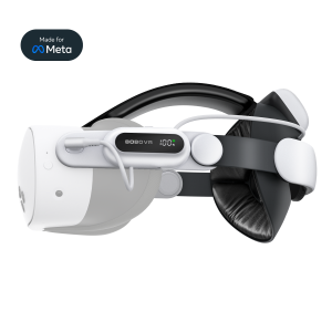 BOBOVR E3 Pro สำหรับ Meta Quest 3 VR คาดศีรษะพร้อมแบตเตอรี่ 10000mAh