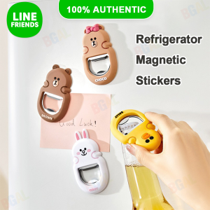 100% Authentic Line Friends Magnetic Stickers Refrigerator Magnets Cute Home Decoration LFB19