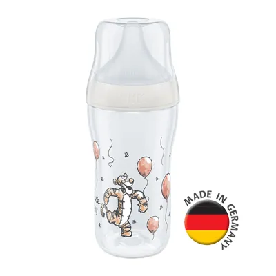 NUK Perfect Match Temperature Control Bottle with Soft Silicone Teat 260ml | Feeding Bottle | Made in Germany