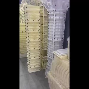 Khuôn Đầu Trụ Cột La Mã Phong Cách Châu Âu Cổng Đóng Cửa Biệt Thự Trụ GRC Xi Măng Nhựa Thép Cột Phụ Kiện Xây Dựng
