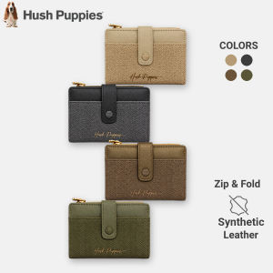 Hush Puppies Women Small Purse Bifold Wallet Herringbone Synthetic Leather HLA679961