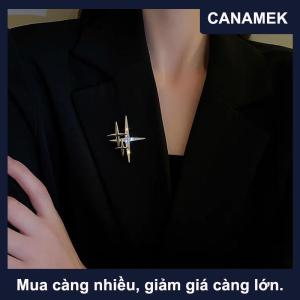 【CANAMEK】 Đơn giản cá tính sao cao cấp cảm giác Trâm dễ thương hợp thời trang Thiết kế áo ngực thời trang pin cho buổi tối tiệc phù hợp với đồ trang sức biểu tượng