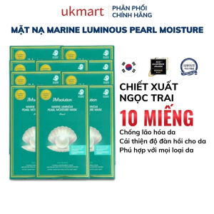 COMBO 10 Mặt Nạ JMSolution Marine Luminous Pearl Moisture Hỗ Trợ Cấp Ẩm Dưỡng Trắng Da 24mlx10
