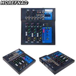 MIXER F4-USB 4 Channel Mixer W/Bluetooth Sound Mixer Propesyonal na Audio Mixer