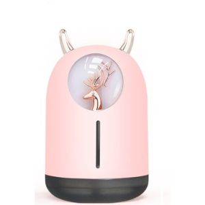 600ML DEER Cute  Air Humidifier USB LED High Capacity Big Mist Air Diffuser Aroma Essential Oil Home Office Car