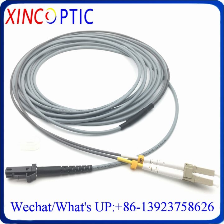 ¤ 1/2/5/10/15/20M MM OM2 50125 3.0mm Duplex LC-MTRJ Twin Armored Fiber ...