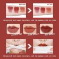 Miss Lara 3 PCS Lip Set Matte Liquid Soft VE Moisturizing Lipstick Long Lasting Lipgloss Smooth Lightweight NON-STICK CUP Lip Makeup. 