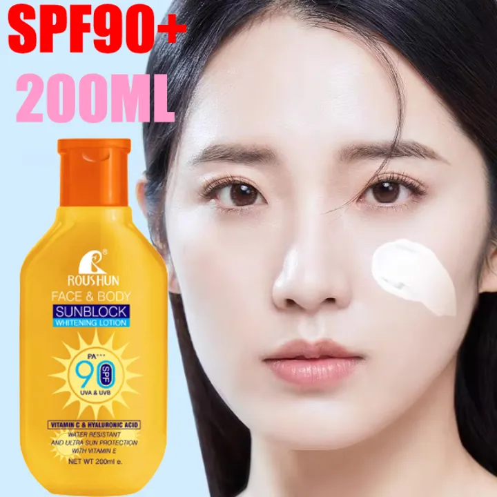 100 Effective Whitening Lightening Face Body Lotion with SPF 90