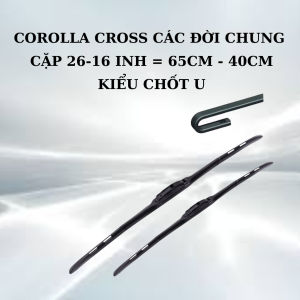 Gạt Mưa Ô Tô TOYOTA RAIZE VIOS INNOVA FORTUNER HILUX CAMRY Lưỡi Silicon Nano Gạt Sạch Êm. TY3K
