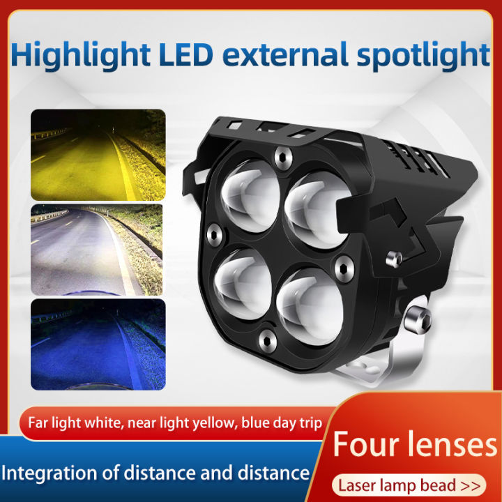 40W LED Work Light For Cars Motorcycle Driving Fog Lights Headlights