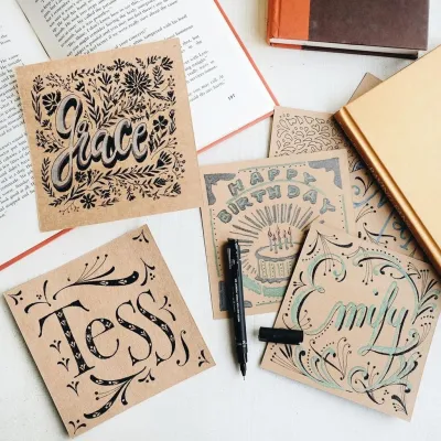 Papemelroti Do It Yourself Postcard | Art | Craft