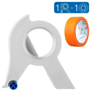 CUNXIN Easy Seam Tape Sticker Machine Stickers Sets Cutting Tools Dispenser Machine Packaging Sealing Tool Easy To Install Portable Painter ing Tape Applicator Wall Floor