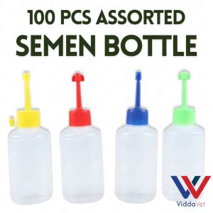 Semen Squeeze Bottle Bundle 100pcs 100ml Pig Swine Farm Equipment for pigs
