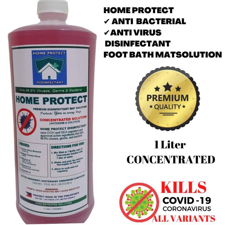 Home Protect Foot bath Mat Disinfectant Quat Solution Concentrated