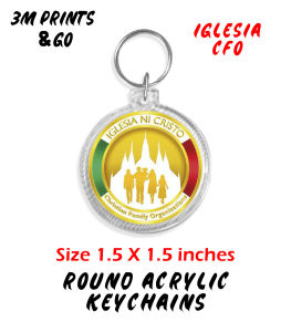 Iglesia Ni Cristo Round Acrylic Keychain