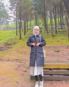 COD HIJACKET - Jaket Hijaber AGNEZIA Black | Outerwear For Hijaber