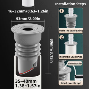 Wash Basin Floor Drain Deodorization Silicone Core Toilet Drain Pipe Anti Odor Seal Plugging Cover Downpipe Anti Insect Durable Drain Core Sealing Cap