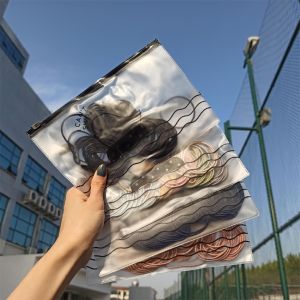 IVY 100pcs / bag Women Rubber Bands / Korean Elastic Hair Bands / Concise Style Solid Color Popular Hair Ties