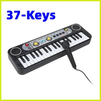 【1-3 Days Delivery】37 Keys / 61 Keys Multi-functional Kids Electronic Piano Toy Keyboard Piano Music Toys Digital Music Instruments with Microphone