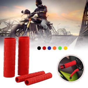 Motorcycle Handle Grip Cover Protector Anti-skid Rubber Bar Handlebar Grip Silicone Sleeve Cover