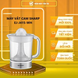 [MỚI 100%] EJ-J415-WH - MÁY VẮT CAM SHARP EJ-J415-WH  Công suất 40 W Số cối xay 1 cối xay Dung tích cối 1.5 lít