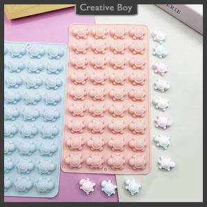 [Creative] Mini Turtle Silicone Mold For Chocolate 36-Cavity Sea Turtle Chocolate Candy Molds Tortoise Ice Cube Sea Animal Resin Mold