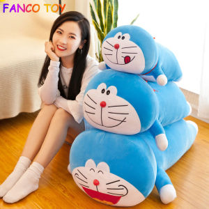 Multi-size Cute Soft Cartoon Lying Long Strip Doraemon Cat Plush Doll Stuffed Toy Sleeping Hug Pillow Kid Boy Girl Birthday Gift Home Decoration
