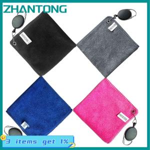 ZHANTONG Golf Towel Wet And Dry Golf Cleaning Cloth Perfect For Golfers Cleaning Cloths With Retractable Hook Easy To Carry