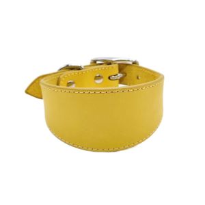 OUTOPEN Có thể điều chỉnh Vòng Cổ Chó rộng Mềm Da bò Dây đeo cổ thú cưng Dày Bền Phụ kiện cho chó Deerhound