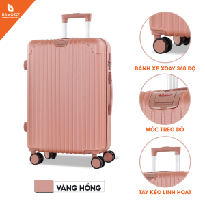 Vali Bamozo 8801 Size 20inch Chất Liệu Nhựa ABS Bền Đẹp Bảo Hành 5 Năm