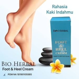 MAKE BEAUTY - BIO HEBRAL FOOT & HEEL CREAM 50GR BPOM - FOOT CREAM BIO HERBAL ORI