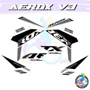 AEROX V3 ALPHA TURBO INDO SOLID DESIGN 2026 STICKER DECALS