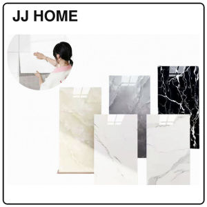 【JJ HOME】Self Adhesive Wall Sticker / Marble Waterproof Wallpaper / Tile Sticker Easy DIY Home Makeovers