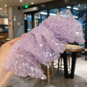 SHOPHOME - Jepit Rambut Pita Besar Scrunchie HIasan Glitter Jepitan Korea Anak & Wanita ACC21