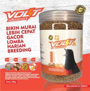 Volts pakan pengacor murai batu kacer poci cendet anis merah cocak - 500g
