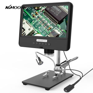 KKmoon Andonstar AD208S 8.5 Inch LCD Display Screen 5X-1200X Digital Microscope 1280 * 800 Adjustable 1080P Scope Soldering Tool with Two Fill Lights