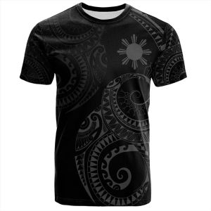 Philippines T Shirt 3D Printing Philippines Emblem T Shirt Philippines Tribal Styles Graphic Tee Fashion Vintage Short Sleeves