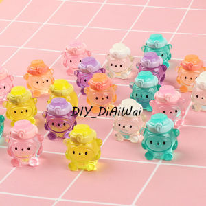 Resin Clay Glow In The Dark Karakter 3D DIY Miniatur Pajangan / Dekorasi