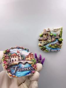 [Magnet] French Town Refridgerator Magnets