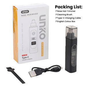 Electric Nose Hair Trimmer Portable Ear and Nose Hair Trimmer Clipper Rechargeable Mini Nose Ears Hair Shaving Professional Painless Facial Hair Trimmer for Men Women Wet and Dry Haircut